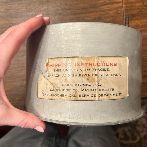 Baird Atomic Inc Spectrochemical Service Boron Scale Model BAS10B Industrial VTG - Picture 3 of 9